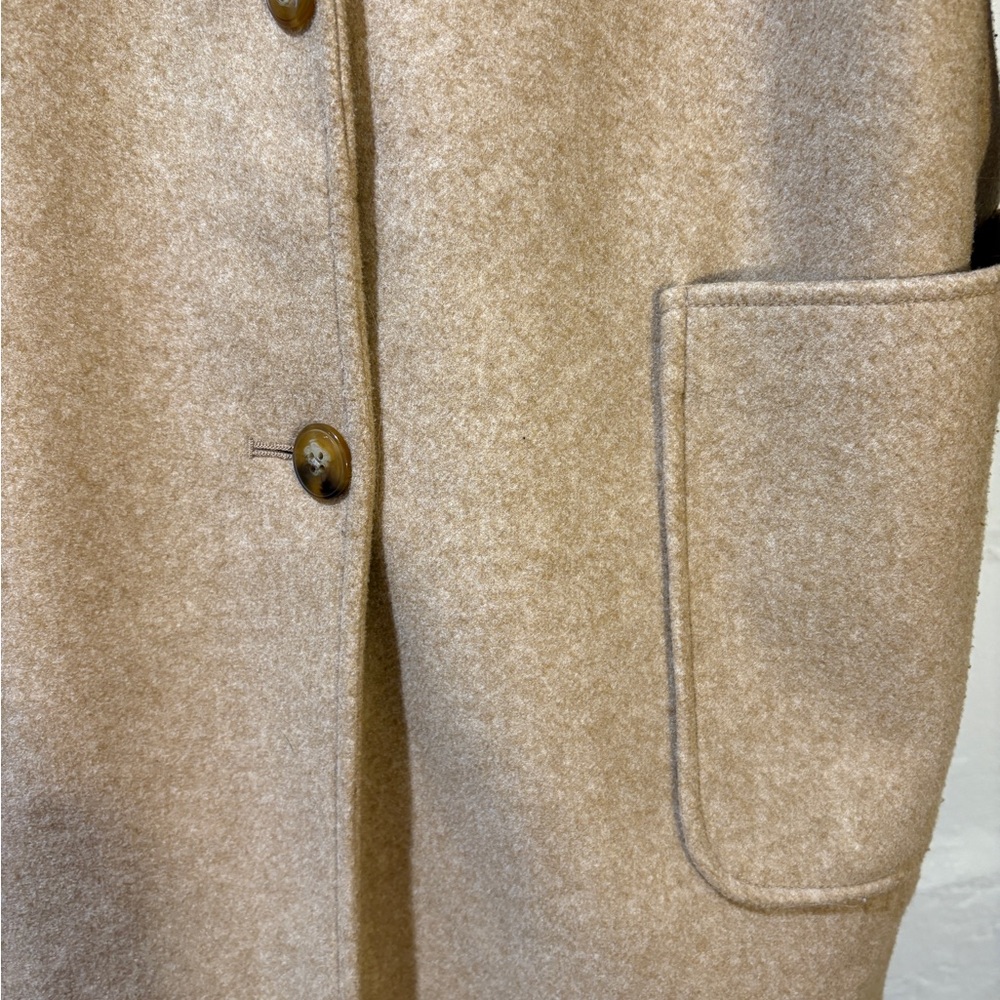 Women's Tan Coat - Picture 4 of 7